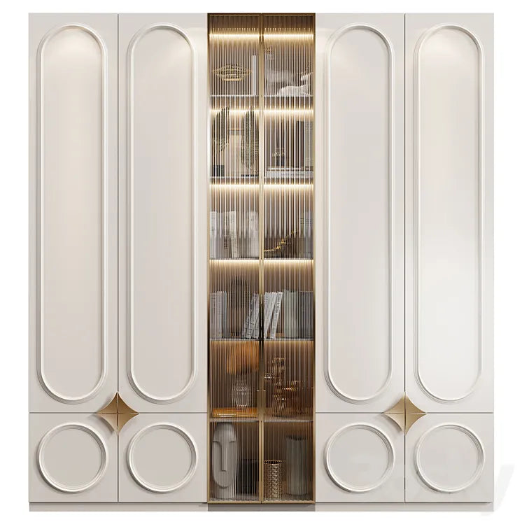 Neoclassical wardrobe 15 3DSMAX Model
