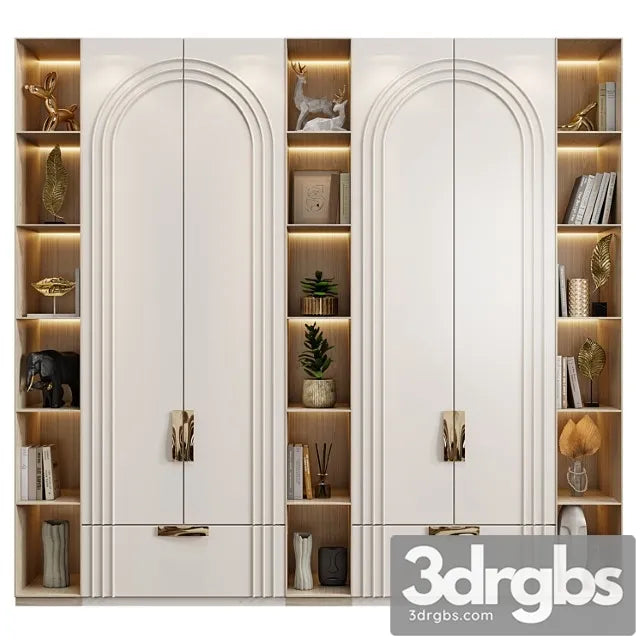 Neoclassical Wardrobe 19 3D Model Free