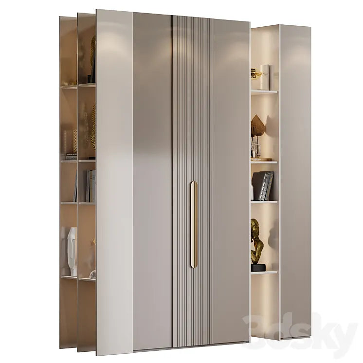 Neoclassical wardrobe 30 3DSMAX Model