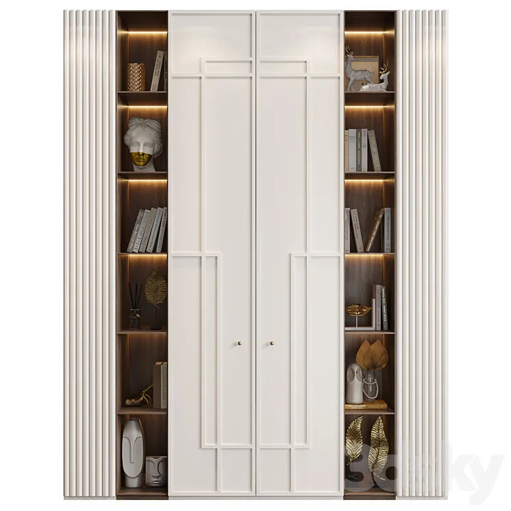Neoclassical wardrobe 34 3DSMAX Model