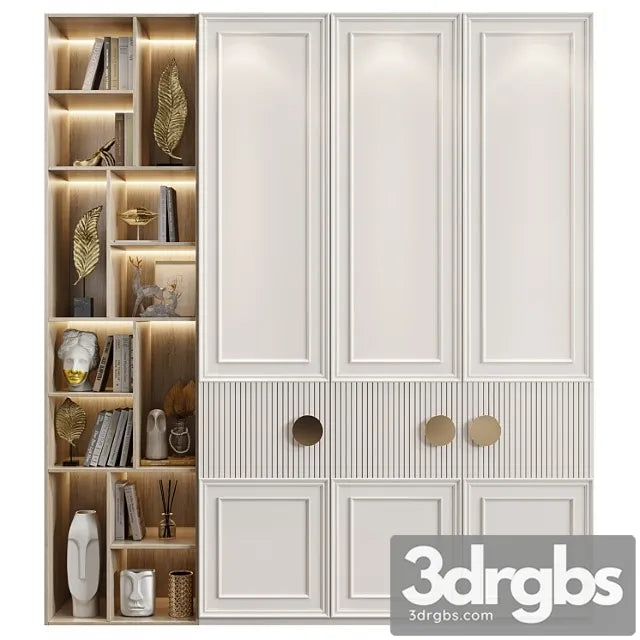 Neoclassical Wardrobe 38 3D Model Free