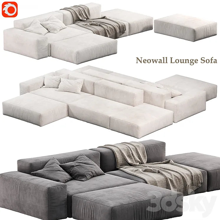 Neowall Lounge Sofa N2 by livingdivani 3DSMAX Model