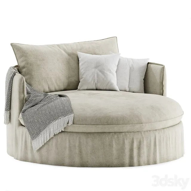 Neva Round Daybed 3dsMax Model