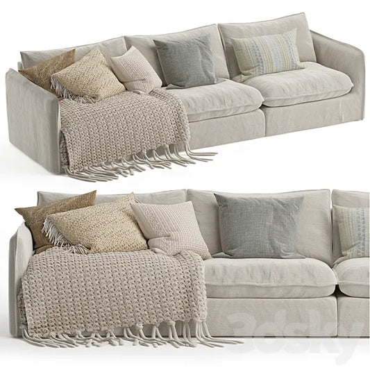 Neva Sofa Sectional 3ds Max