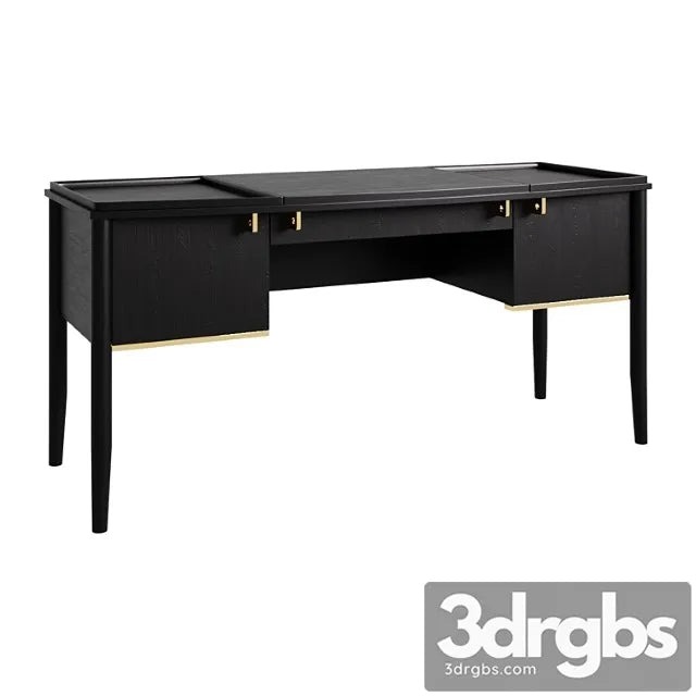 New classic writing desk desk 2 3D Model Free