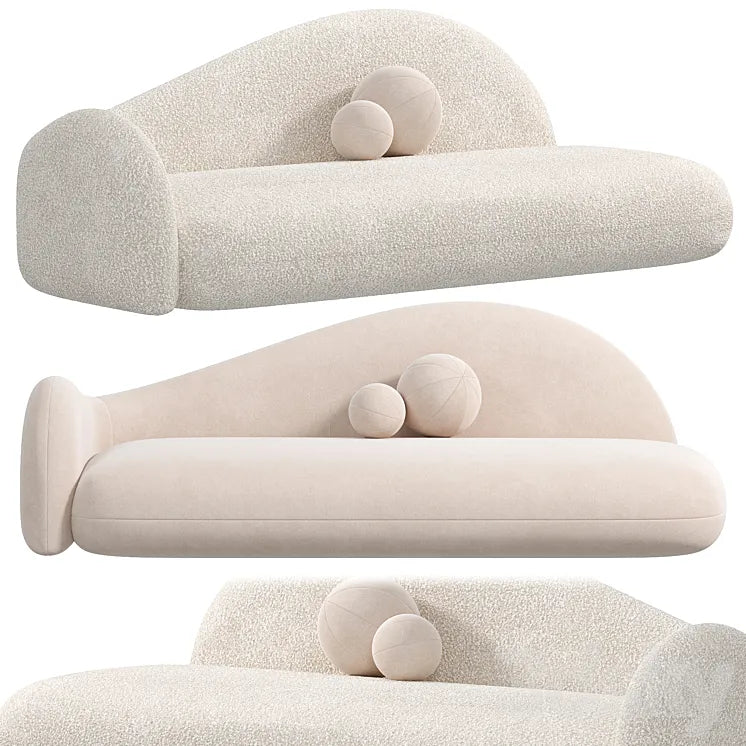 New curved sofa sofas 3DSMAX Model