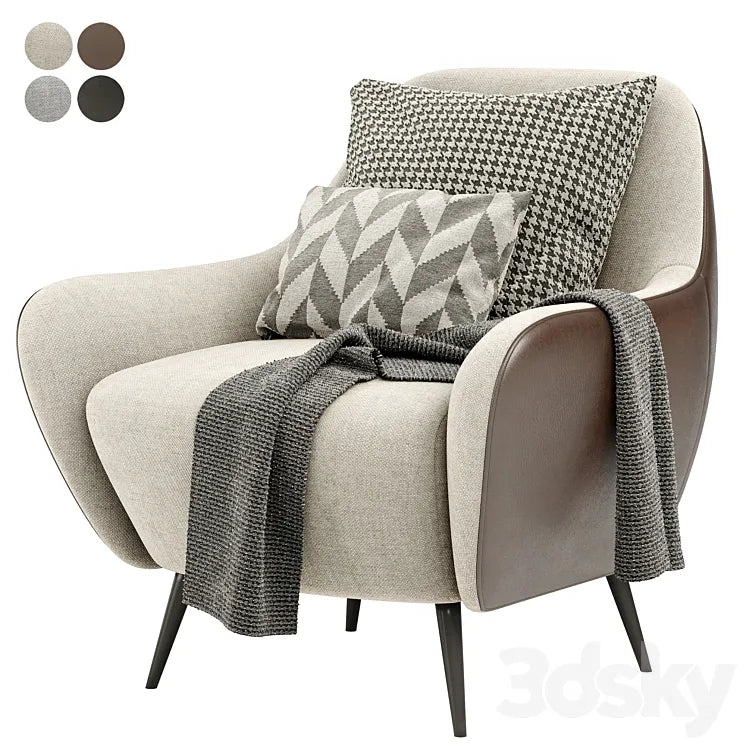 Nido Armchair by Vibieffe 3DSMAX Model