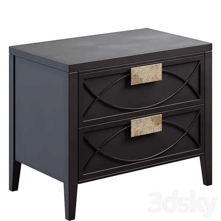 Nightstand Amelie Black Nightstand 3DSMAX Model