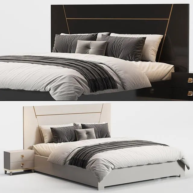 Noir Bed by Alfy 3dsMax Model