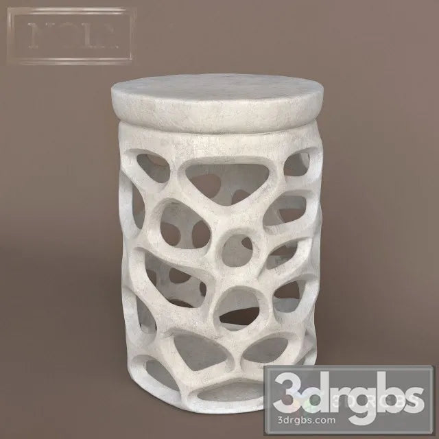 Noir Fabbro Side Table 3D Model Free