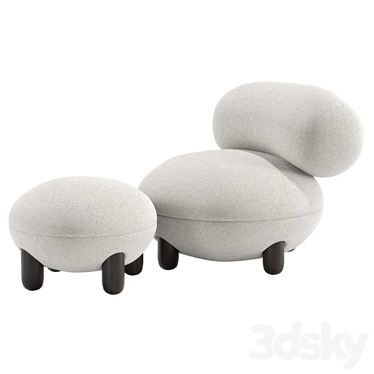 NOOM Pouf 3DSMAX Model