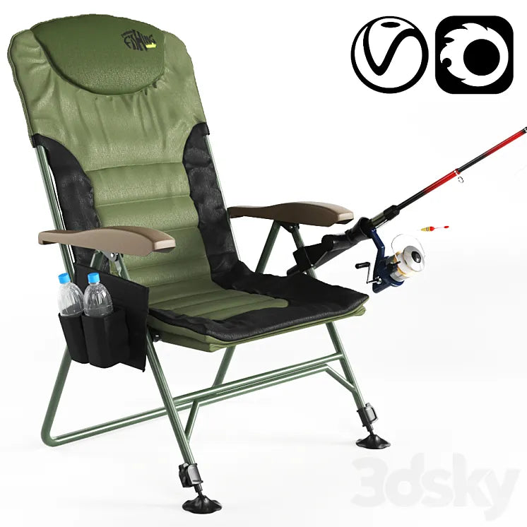 Norfin HUMBER Armchair folding carp 3DSMAX Model