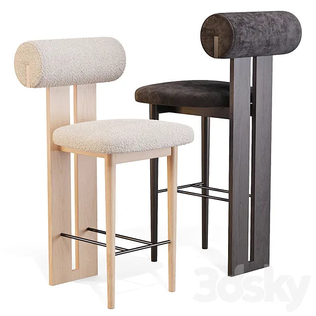 Norr11: Hippo - Bar and Counter Stool 3ds Max