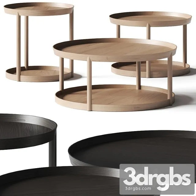 Offecct archipelago coffee tables 2 3D Model Free
