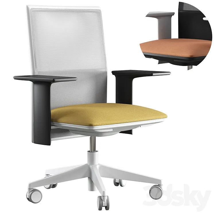 Office chair Arper Planesit 3DSMAX Model