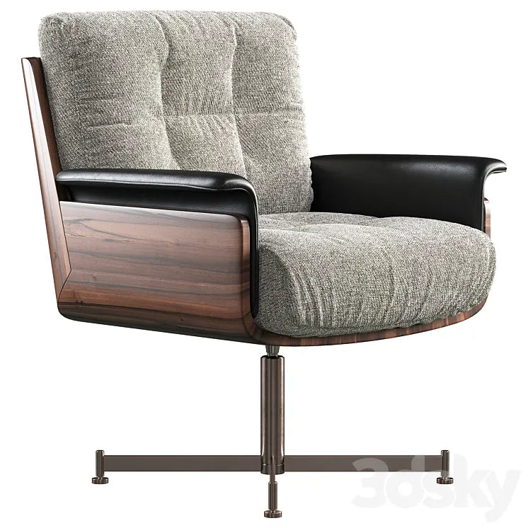 Office chair Minotti Daiki Studio 3DSMAX Model
