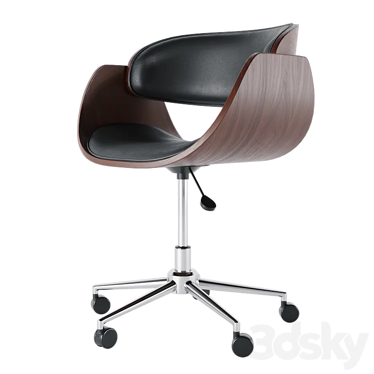 Office chair on wheels Zoran 3DSMAX Model