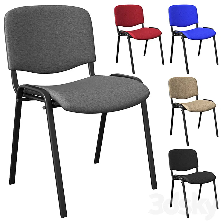 Office Chair Set ISO 3DSMAX Model