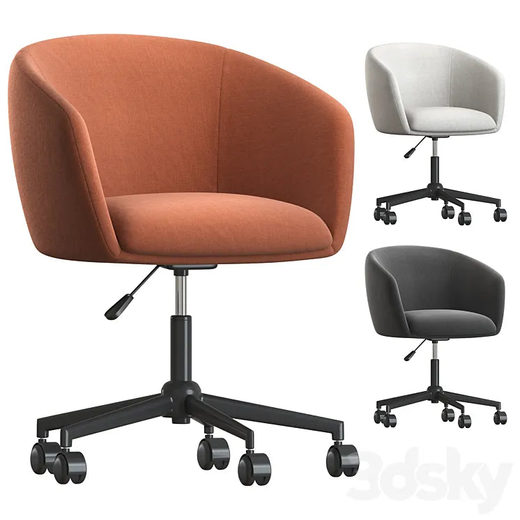 Office chair Thea by La Redoute 3DSMAX Model