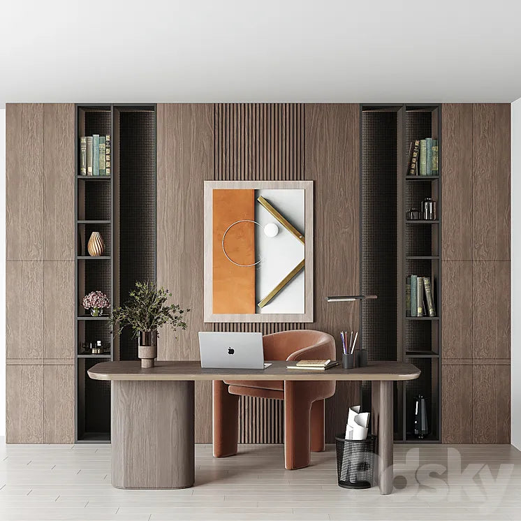 office furniture 02 3DSMAX Model