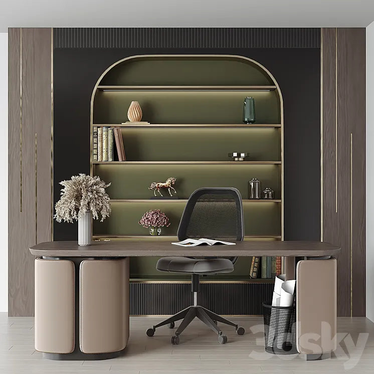 Office furniture 3DSMAX Model