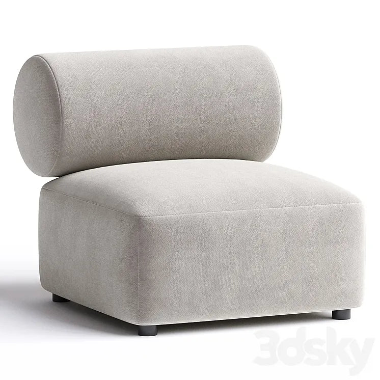 OFFO Fabric armchair By annud 3DSMAX Model