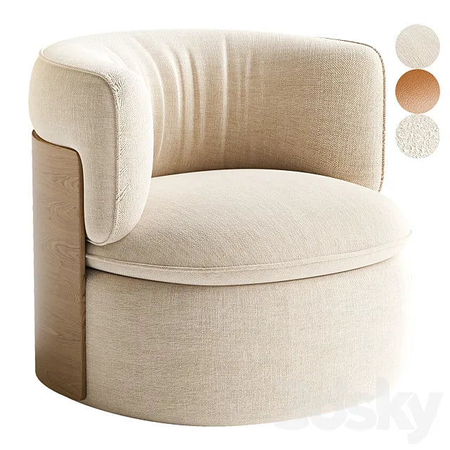 Oko Armchair by Stylex 3ds Max