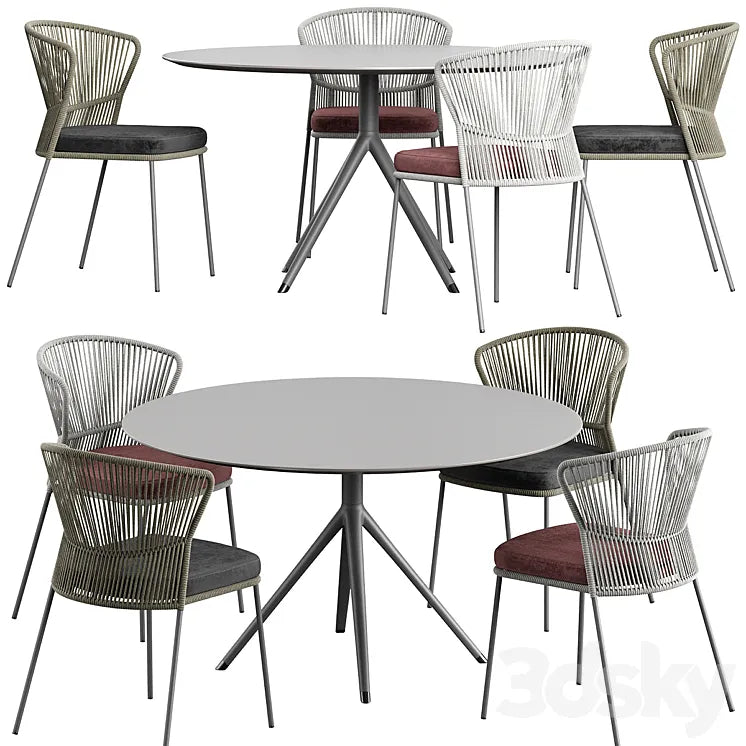 Ola Chair OTX Table 3DSMAX Model