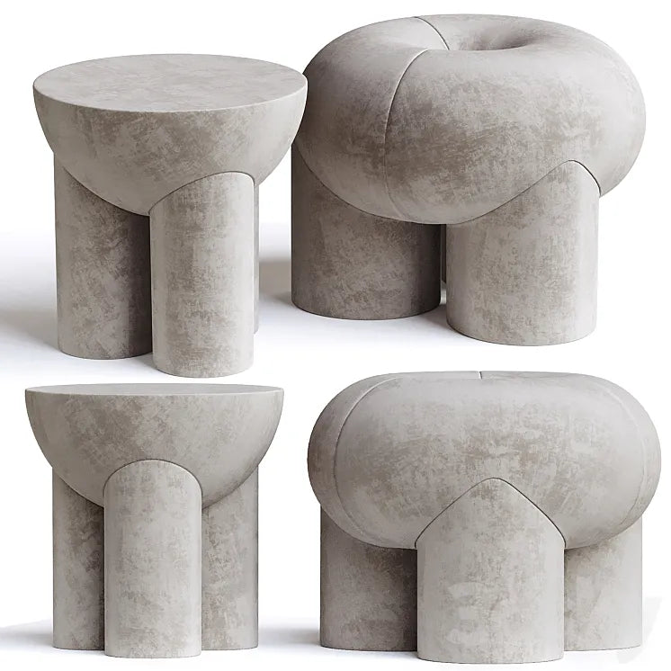Ollie Pouf 3DSMAX Model