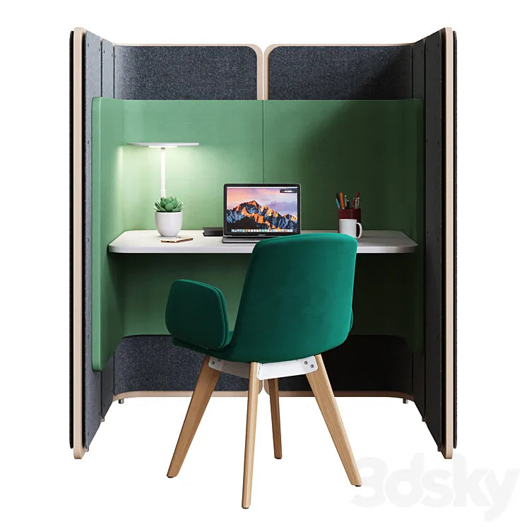 OrangeBox - Coppice WorkStation 02 3DSMAX Model