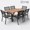 ORIS CHAIR AND TABLE 3DSMAX Model