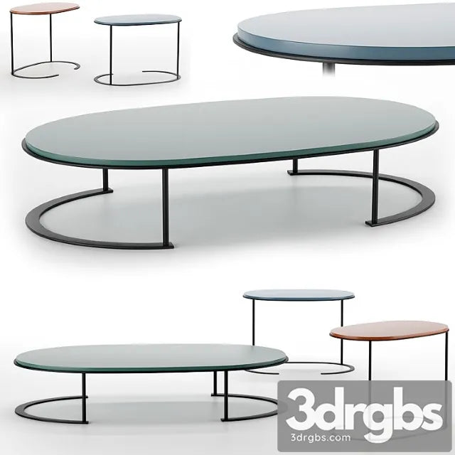 Ortis by lema side table 2 3D Model Free
