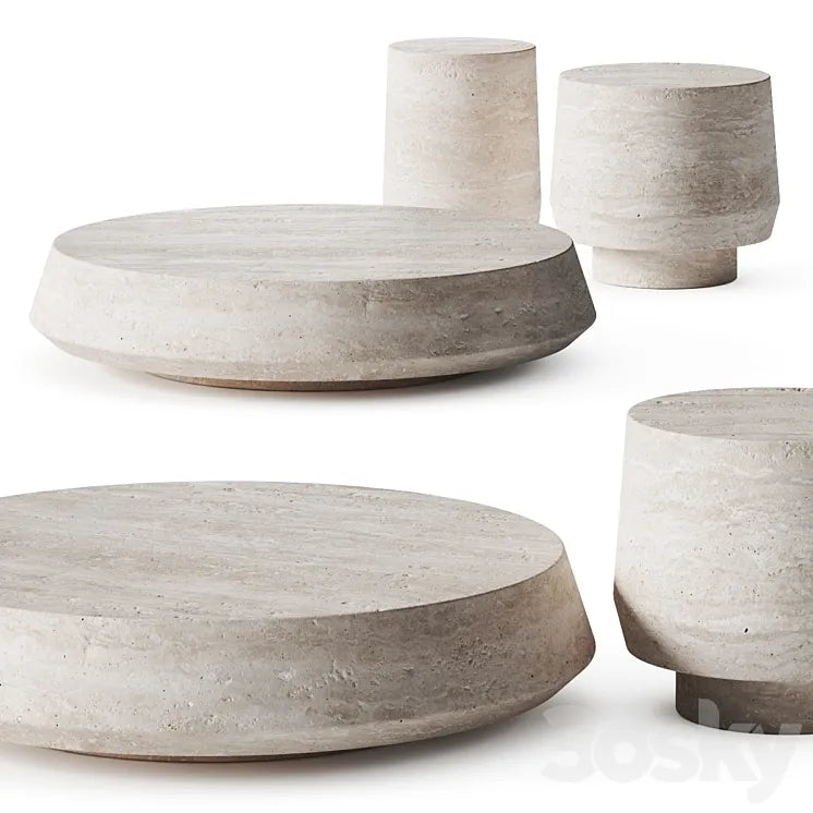 Osminin Studio Timeless Coffee Tables 3DSMAX Model