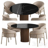 Ostinato table Rimo chair Dining set 3DSMAX Model