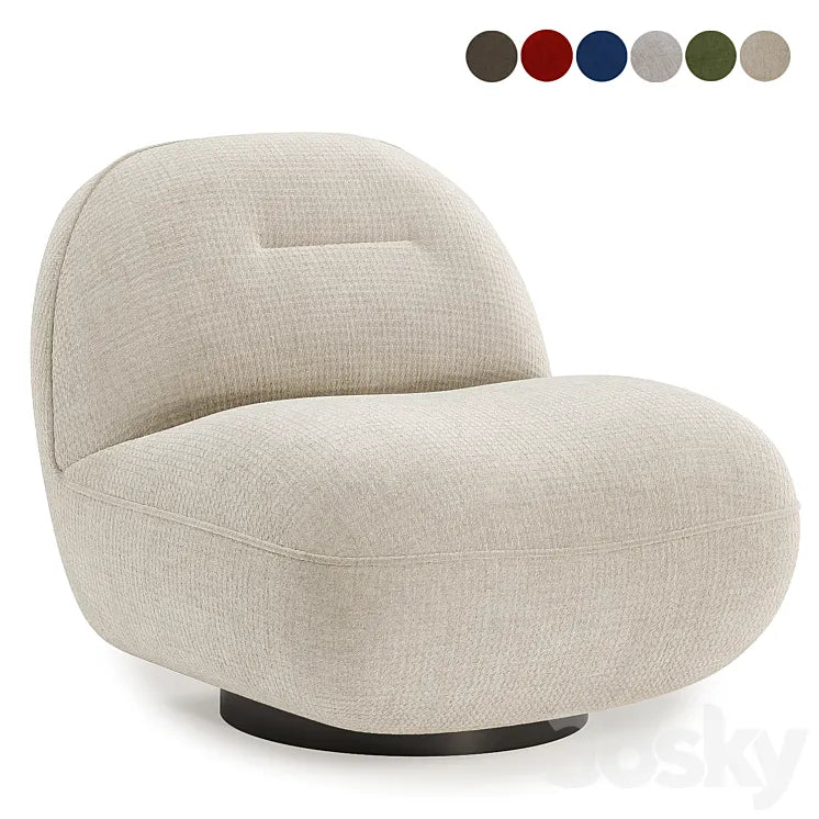 Otis Swivel Accent Chair 3DSMAX Model