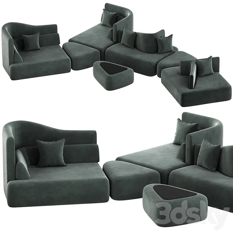 Ottawa Sofa OT13 by BoConcept 3DSMAX Model
