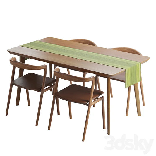 Otto Dining Table 3DSMAX Model