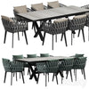 Outdoor dining table 3DSMAX Model