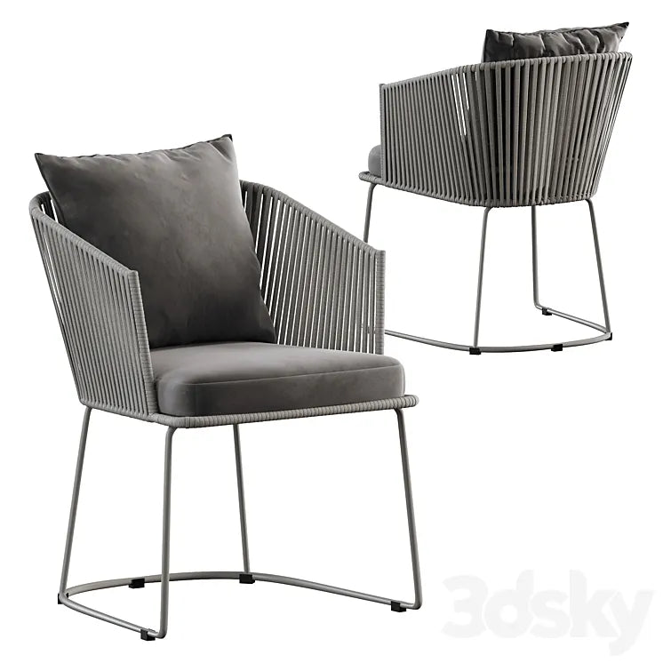 Outdoor | Rope woven chairs 3DSMAX Model