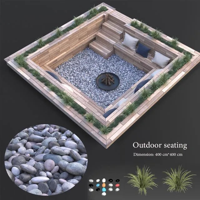 Outdoor seating 3dsmax Model