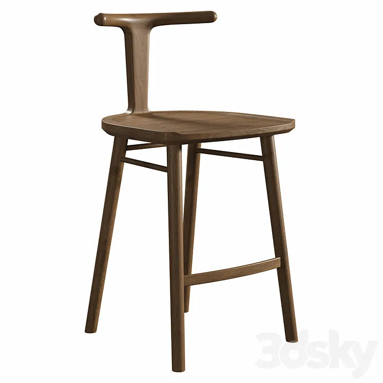 Oxbend Stool 3DSMAX Model