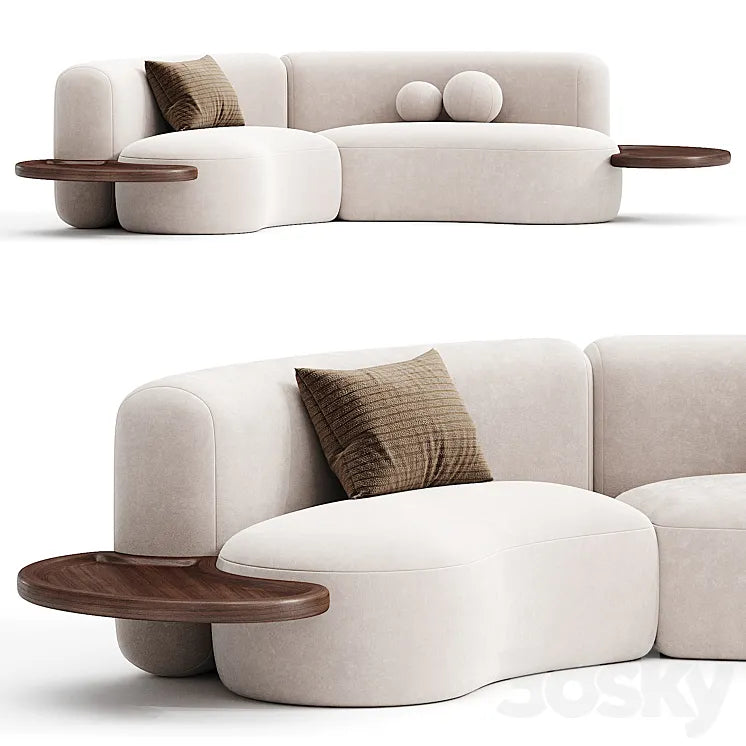 Oze Modular Sofa 3DSMAX Model