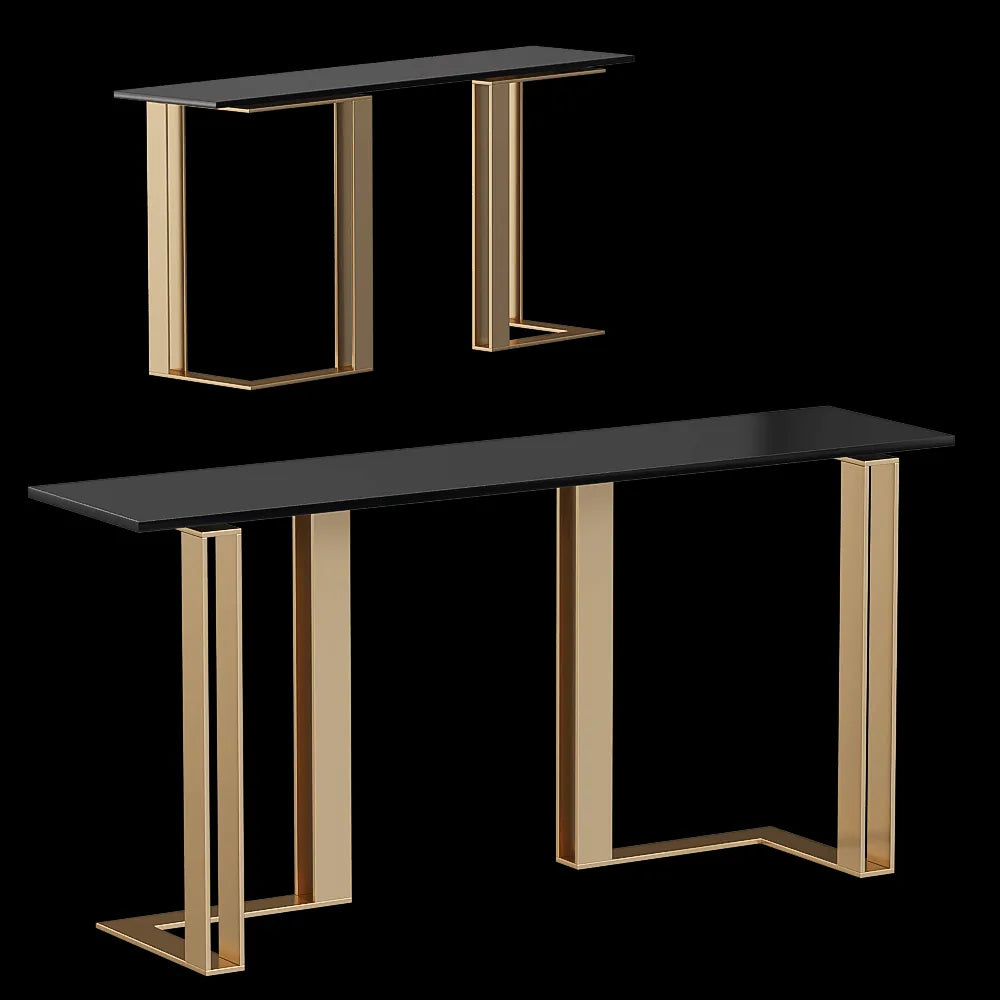 Pacini & Cappellini  - Console Black&Gold 3ds Max