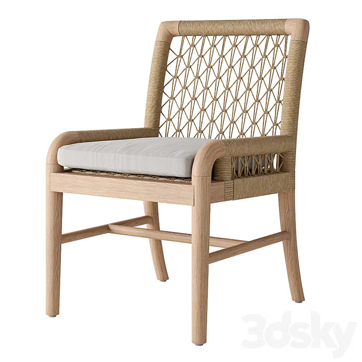 Palecek Montecito Outdoor Side Chair 3DSMAX Model