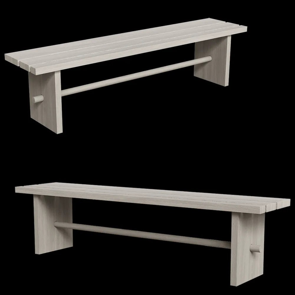 Palo Nero - Bench Ethnika 3ds Max
