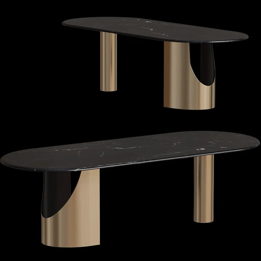 Paolo Castelli - Dining table Ellipse 3ds Max