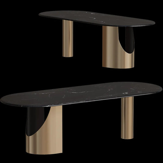 Paolo Castelli - Dining table Ellipse 3ds Max