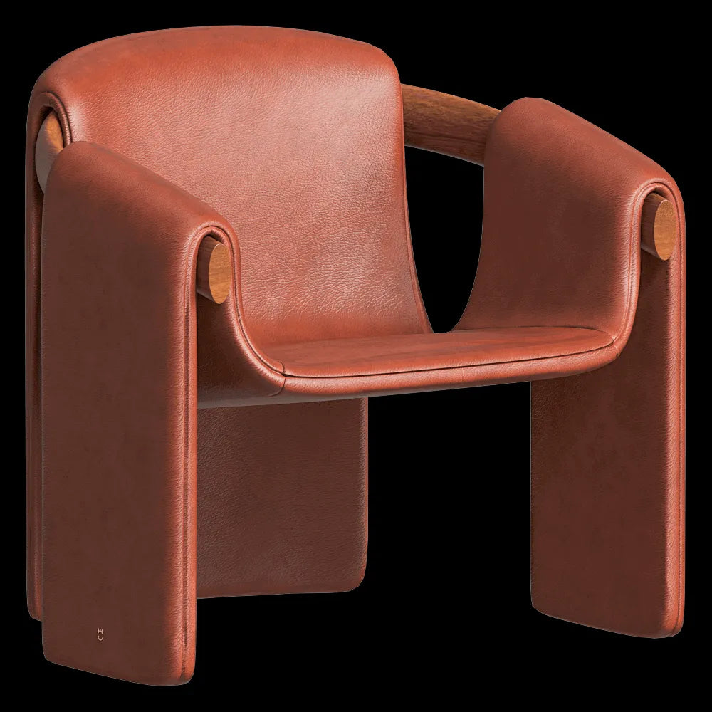 Paolo Castelli - Lounge chair Sari 3ds Max
