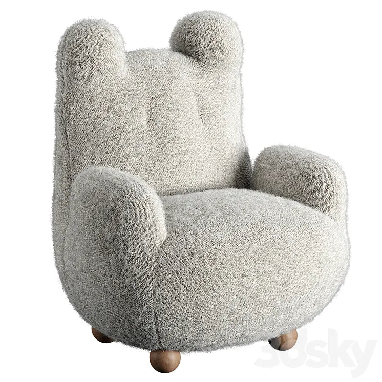 Papa baby bear armchair 3DSMAX Model