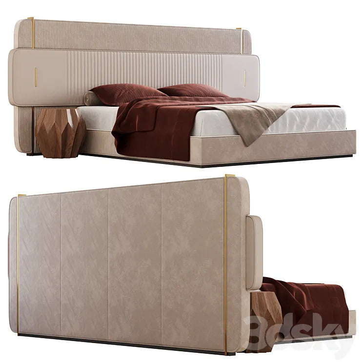PAPILLON XL CARPANESE HOME BED 3DSMAX Model